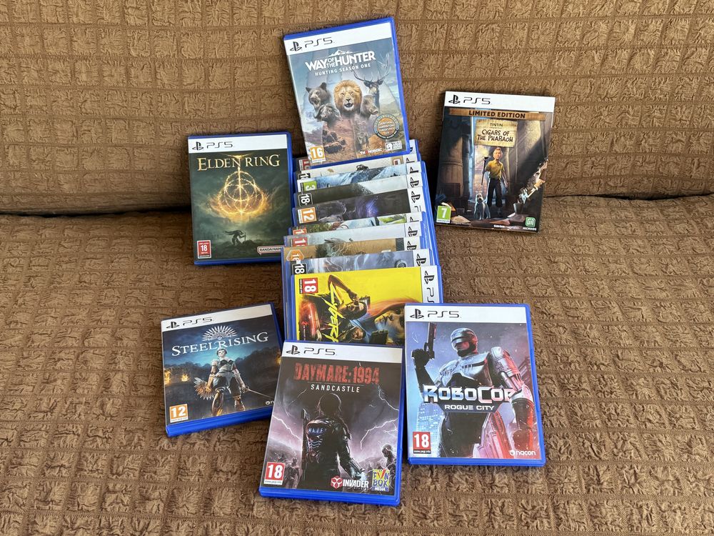 Диски для PlayStation 5/Elden Ring/Cyberpunk/GOW/Ведьмак/Ассасин Мираж