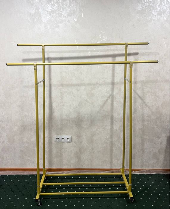 Вешалка напольная двойная металлическая 150×170 см