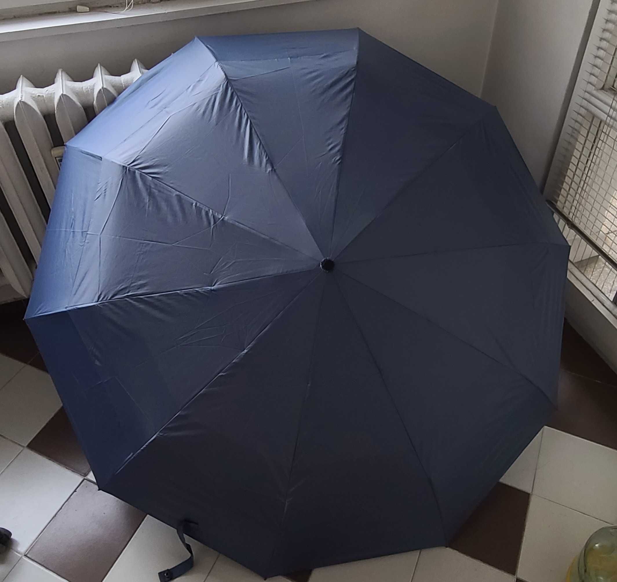 Автоматичен мъжки чадър за двама 130см диаметър