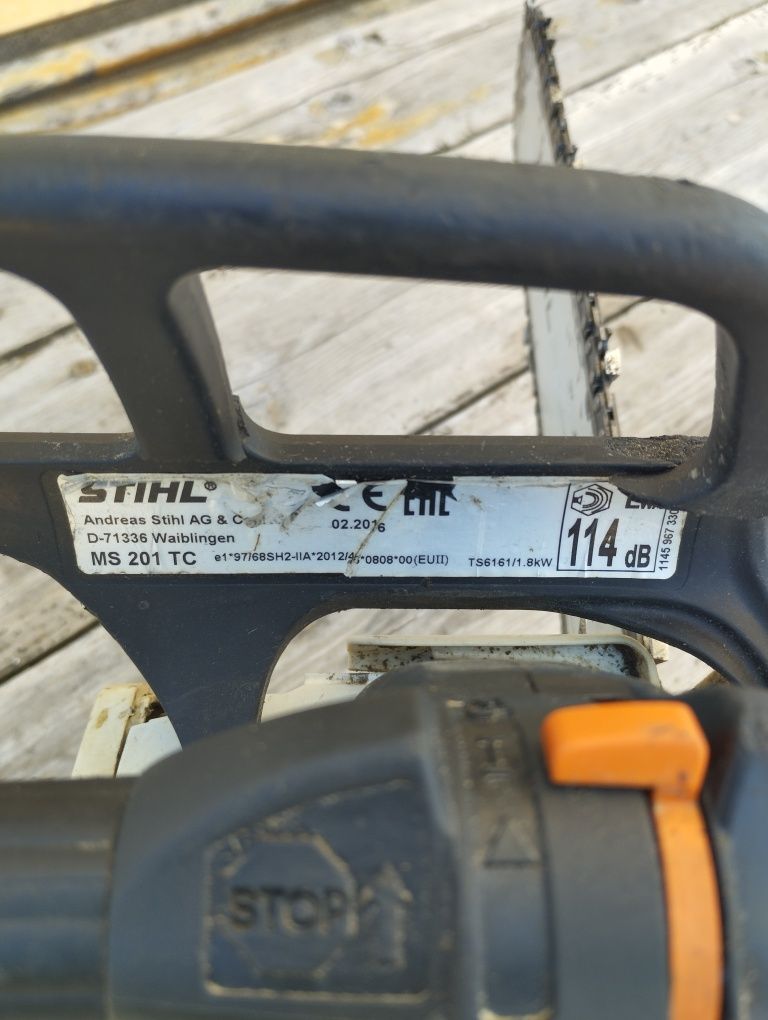 Моторен трион Stihl MS201 TC