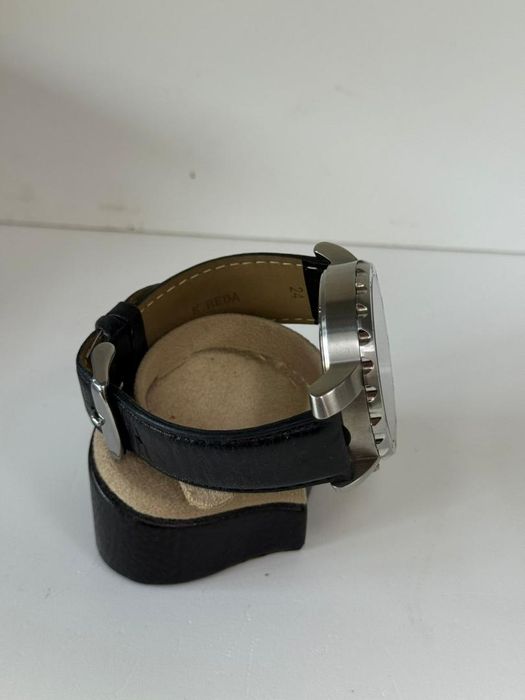 Ceas barbatesc Fossil Nate Titanium TI1005, Negru, Piele, Quartz -P-