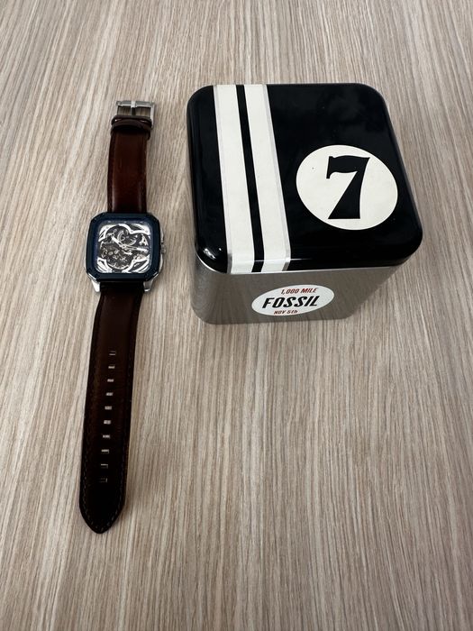 Vand Ceas Fossil BQ2571 - automatic cu cadran cu mecanism vizibil