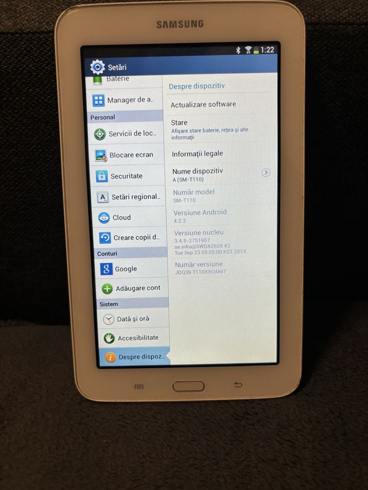 Tableta Samsung Tab 3 Lite