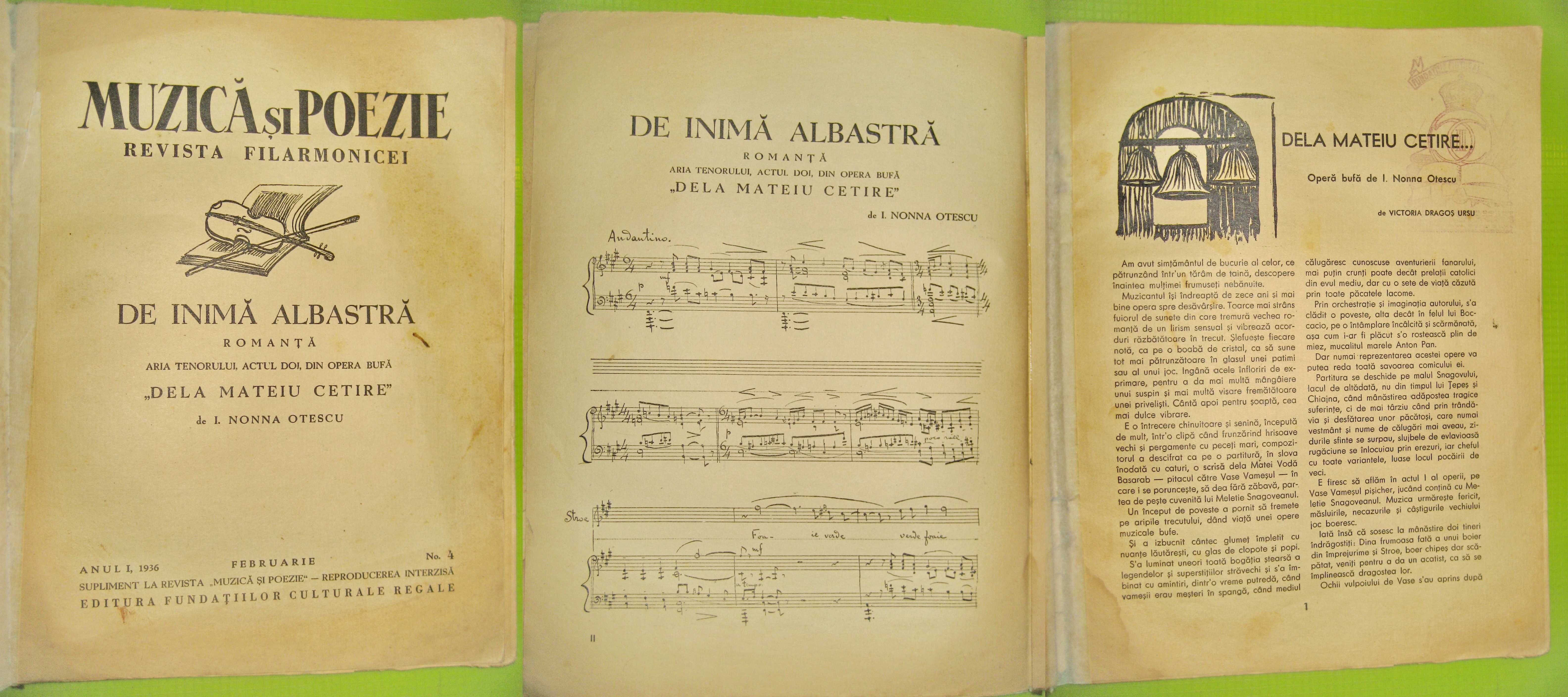 9957-Revista Muzica si Poezie-Fundatia Culturala Carol 2-1936.