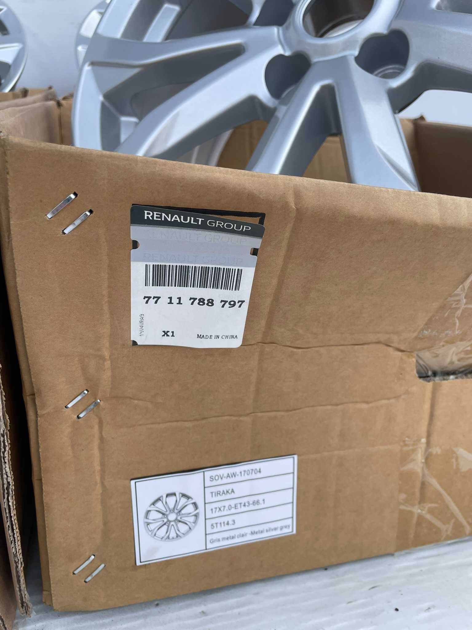 Jante noi R17 Renault Talisman Kadjar Megane Captur originale Renault