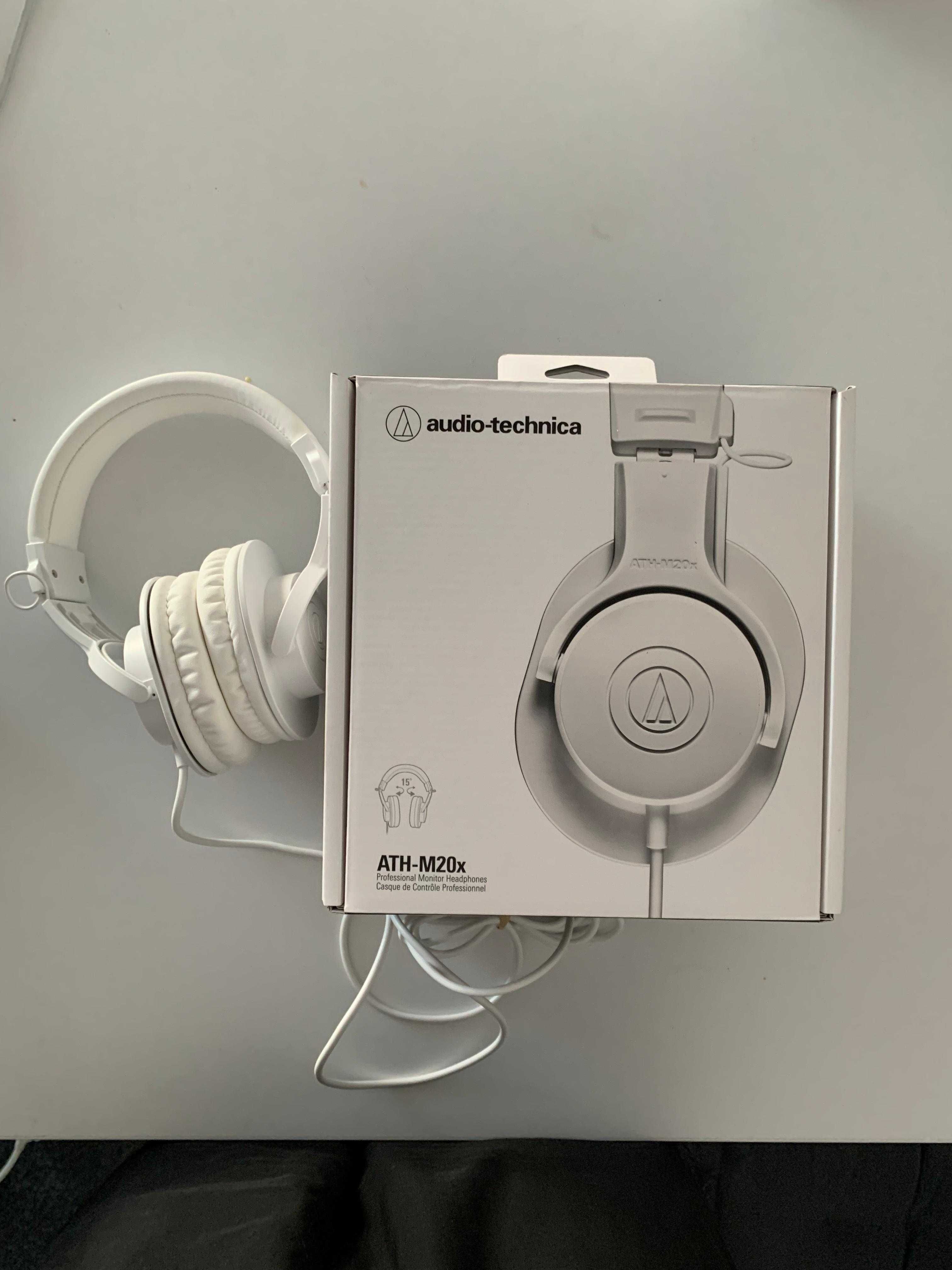 Casti Audio-Technica ATH-M20x Alb ca NOI
