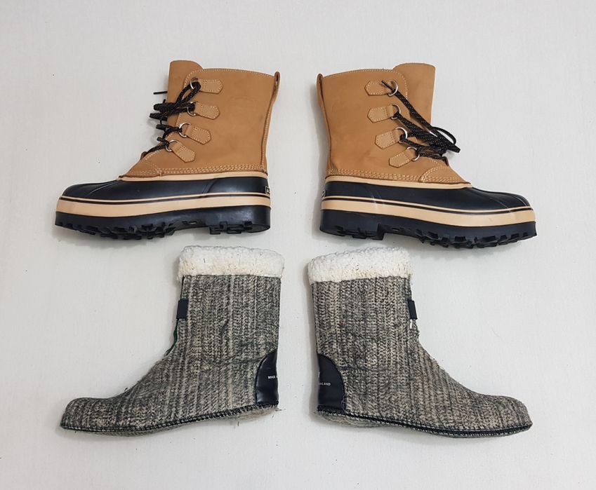 Cizme de zăpadă La Crosse ca SORE ghete iarnă, piele naturală lână 42