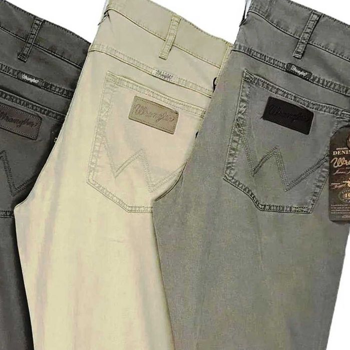 Летние джинсы Wrangler, Montana & Levis (хаки и беж)