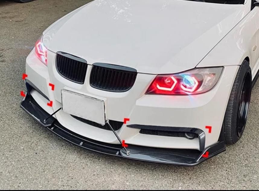 Flag Splitter Ornament Bandou Lip Trim Spoiler Extensie Bara M BMW
