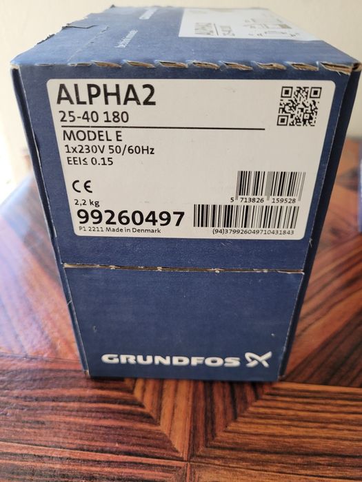 Pompă recirculare Grundfos Alpha 2