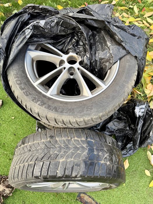 Set 4 jante BMW + anvelope iarnă Dunlop SP Winter Sport 4D 225/55 R17