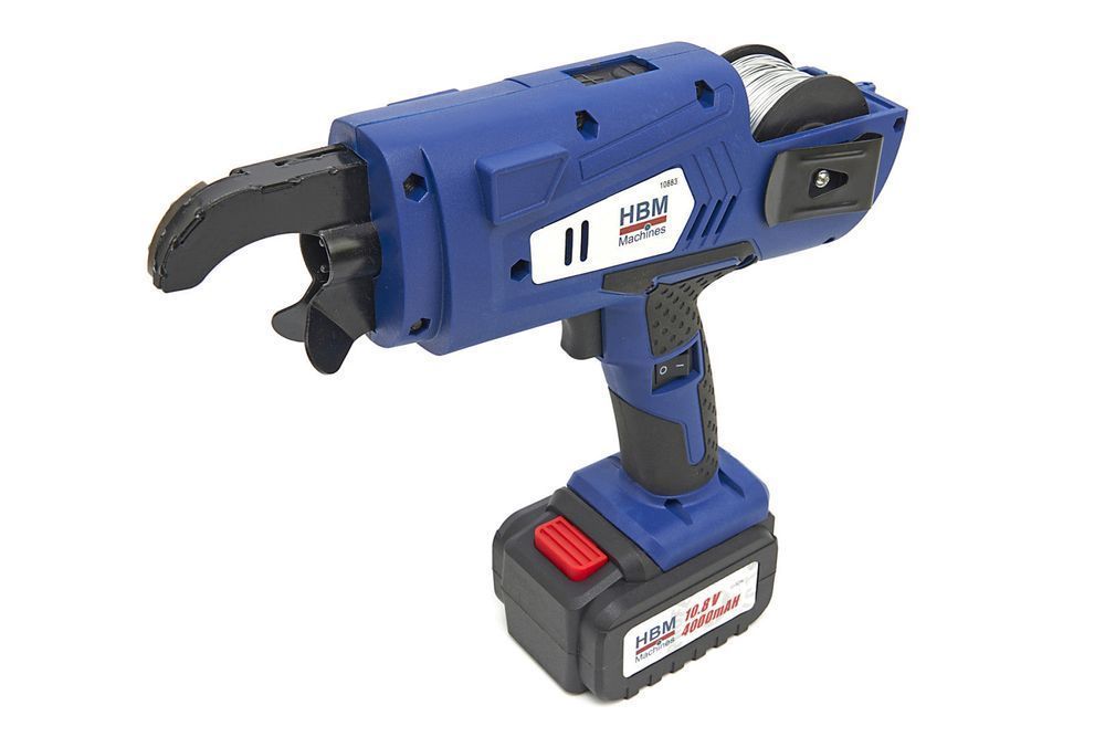 masina de legat fier beton - 2 acumulatori 10.8v 4.0ah hbm