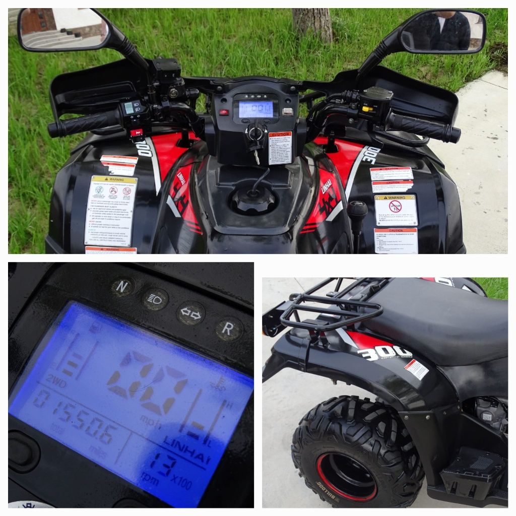 Atv/atw linhai 300 4x4 dragonfly inmatriculat nu (can am ,cf moto ,tgb