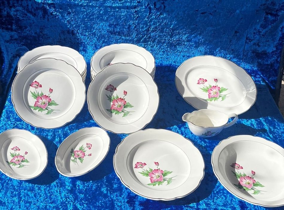 Френски сервиз за хранене Digoin & Sarreguemines – модел „Promo Lisett