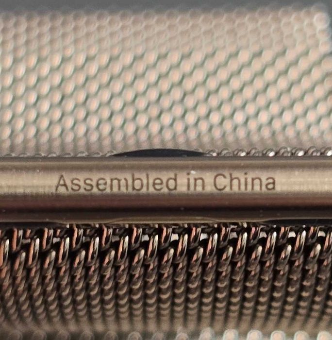 Curea Apple Watch 46mm, Milanese Loop, Gold - M/L, originala