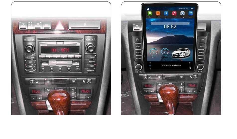 Navigatie Audi A6 C5 din 1997 - 2004 Ecran TESLA 9.7 inch 4GB RAM