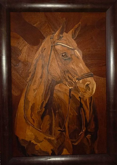 Уникальная картина в стиле Интарсии