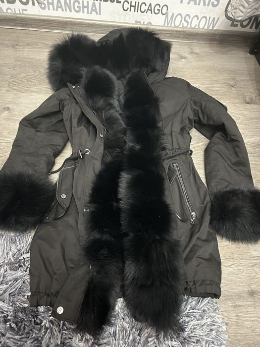 Палто ALPACA с лисица