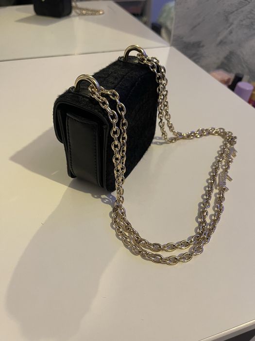 Geanta Tommy Turn Lock Croco-Print Leather Micro Bag