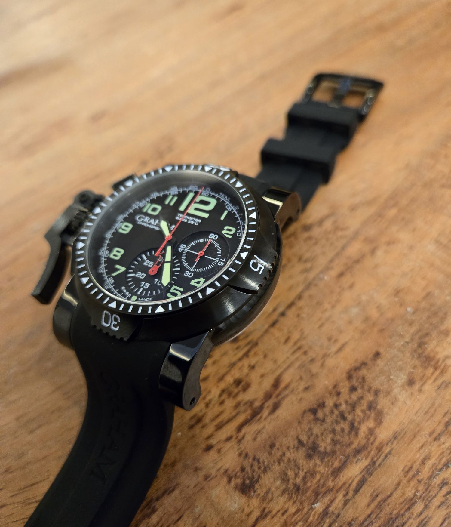 Graham black chrono
