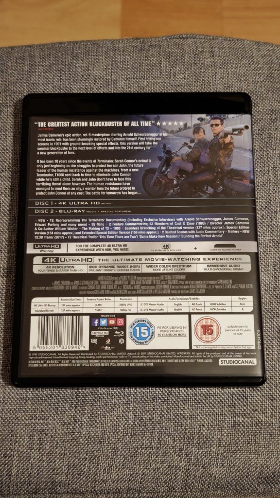 Terminator 2 - Judgment Day Bluray 4K