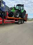 Servicii transport, camion macara-platforma utilaje grele, camioane.