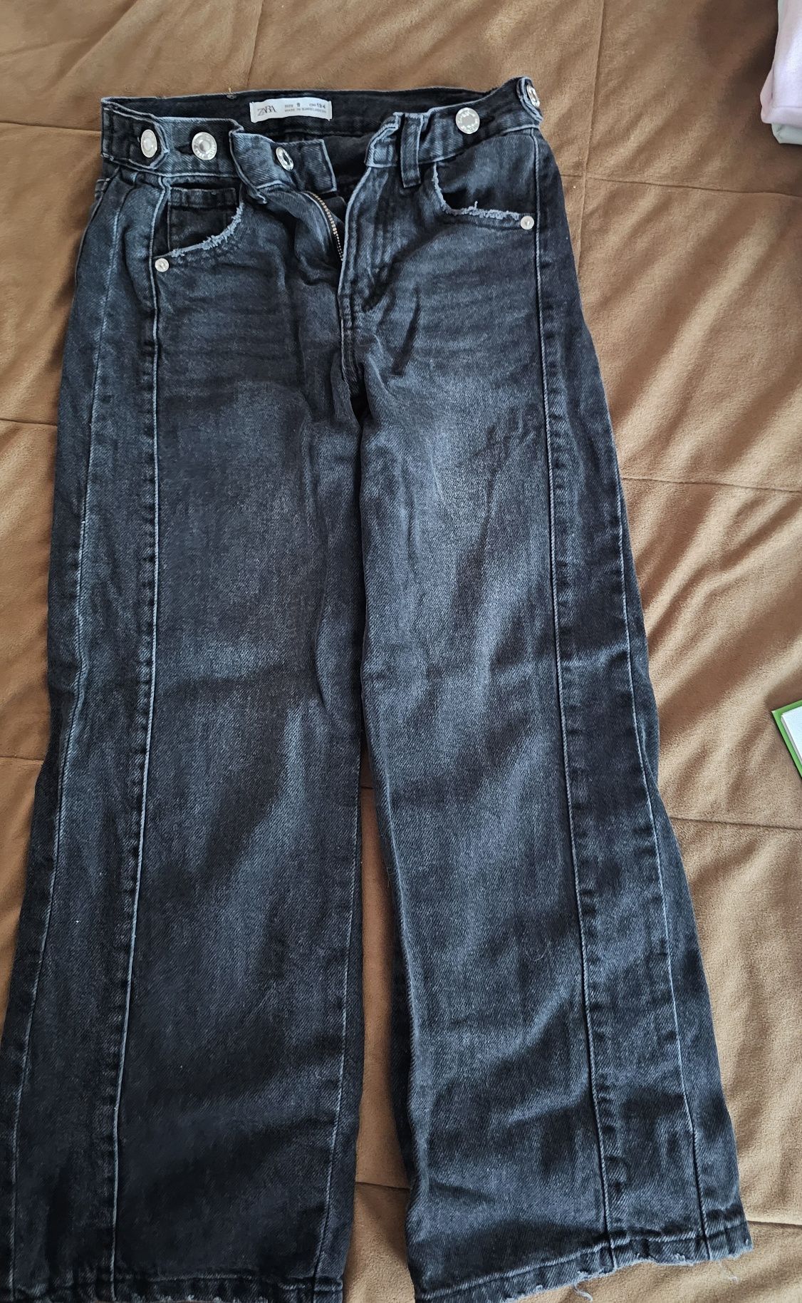 Широки дънки и суитчъри Zara 140 р-р