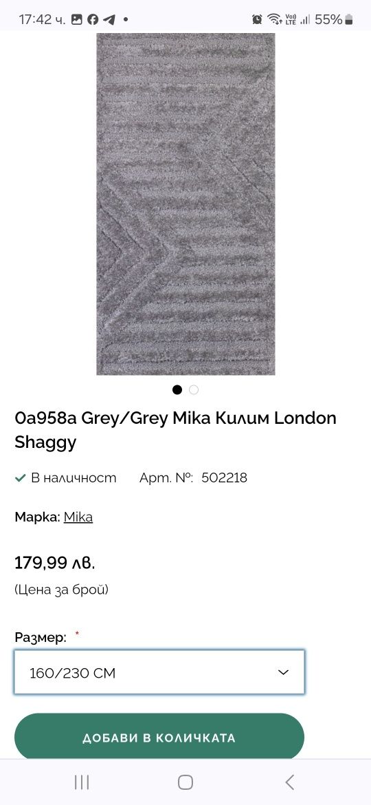 Килими на Мика два броя