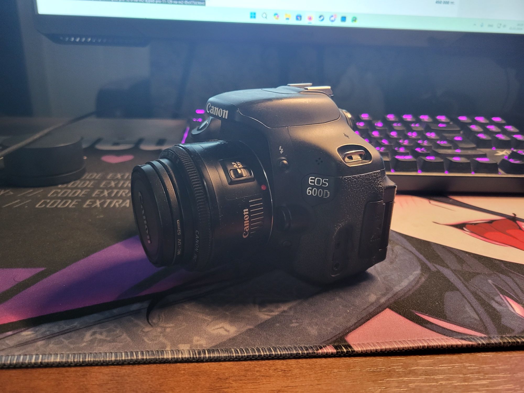 Canon600D+2оптики в подарок 450D