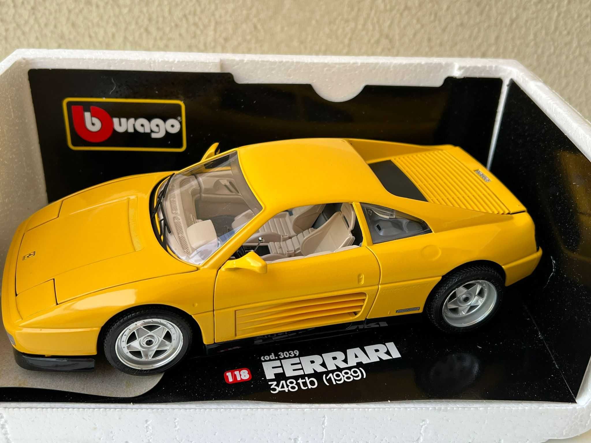 Macheta Auto 1/18 Burago Ferrari 348 TB 1989