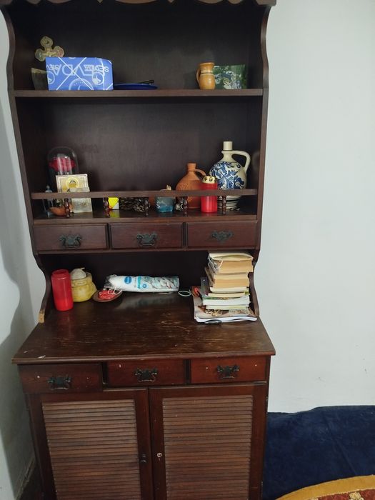 Biblioteca mahon/ lemn(3 corpuri)