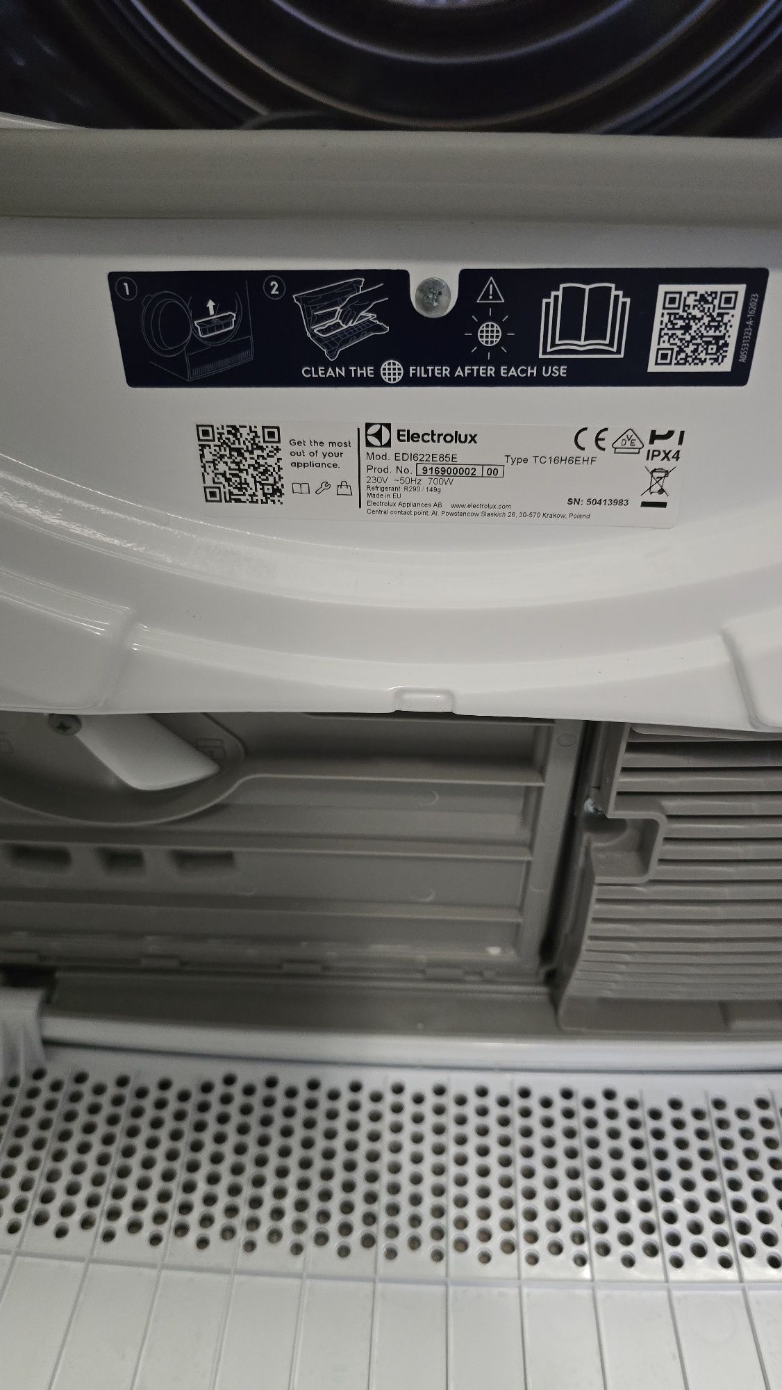 Сушилня Electrolux 8kg нова