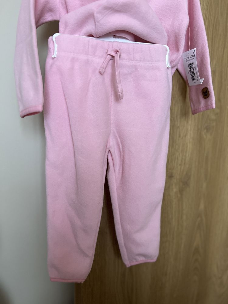 НОВ! Мек поларен комплект Matalan, размер 80-86