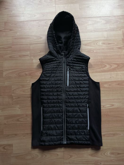 Vesta vest hooded quilted McKenzie black poliester