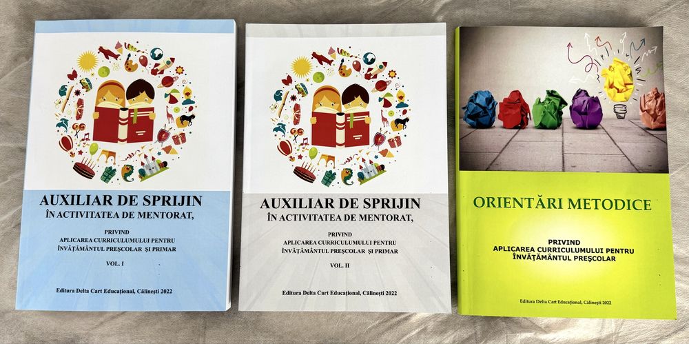 Set 3 cărți pedagogie - auxiliar de sprijin și orientări metodice