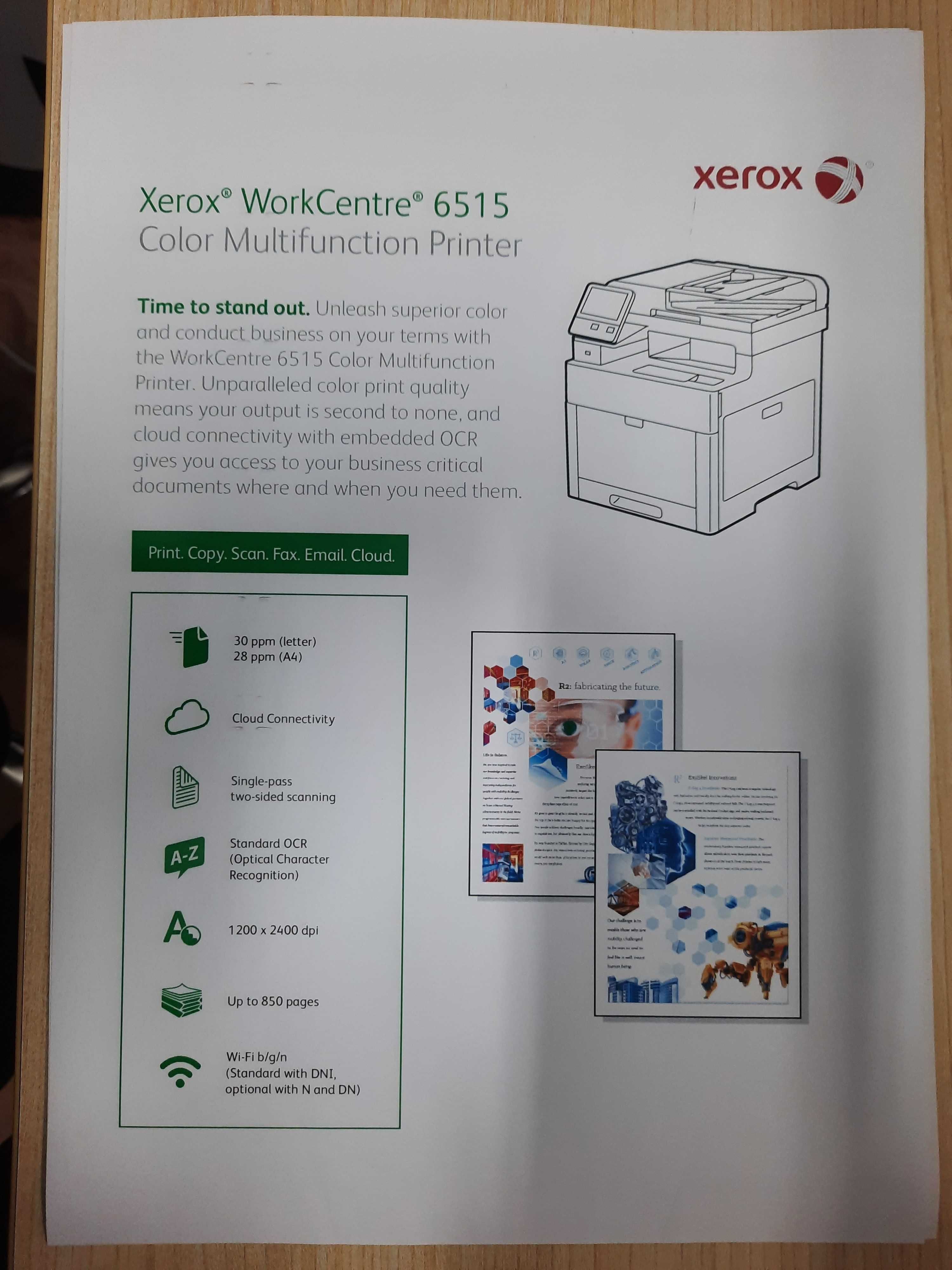 Цветно лазерно устройство XEROX WC6515