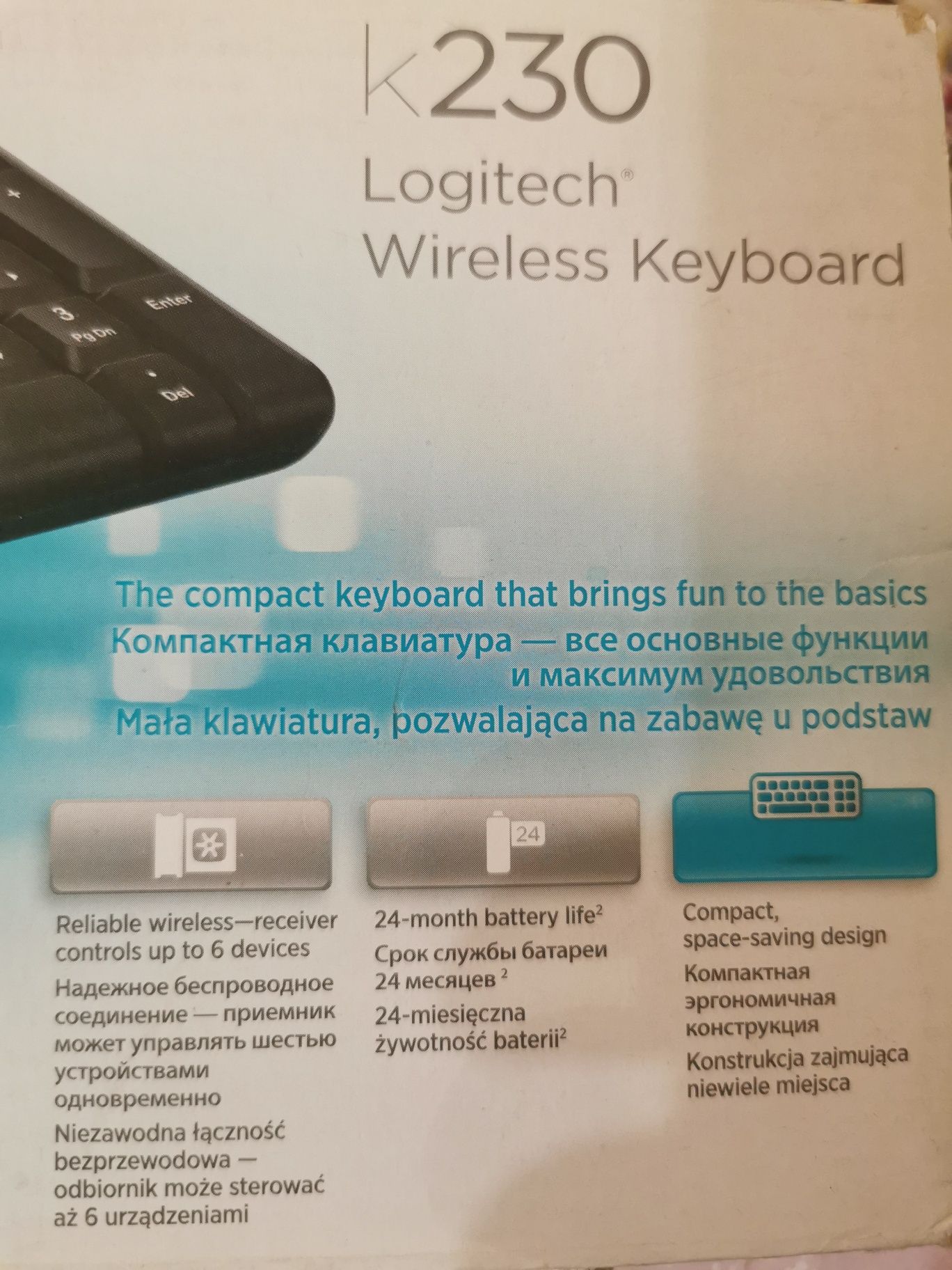 Tastatura wireless Logitech k230