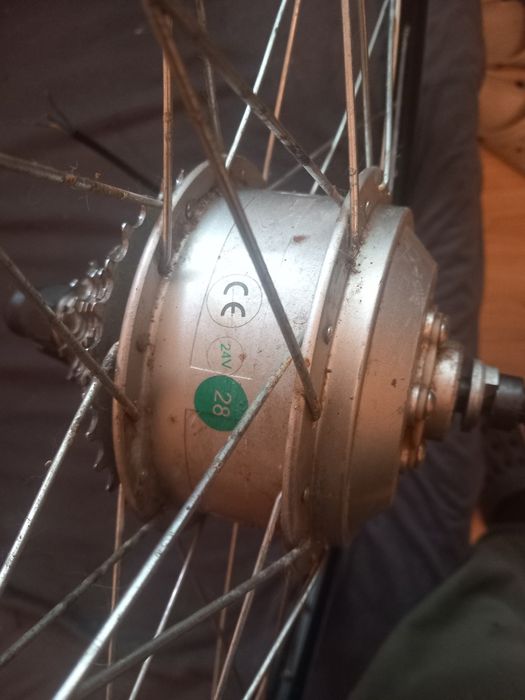 Roata bicicleta cu motor 500w