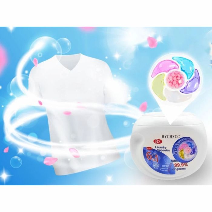 Капсули за пране 6в1 – 30 броя 8 кратна формула