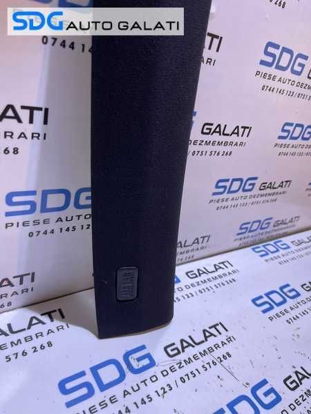 Plastic Capac Stalp Prag Stanga Fata Parbriz BMW Seria 3 E90 E91 2004 - 2011 Cod 7058331