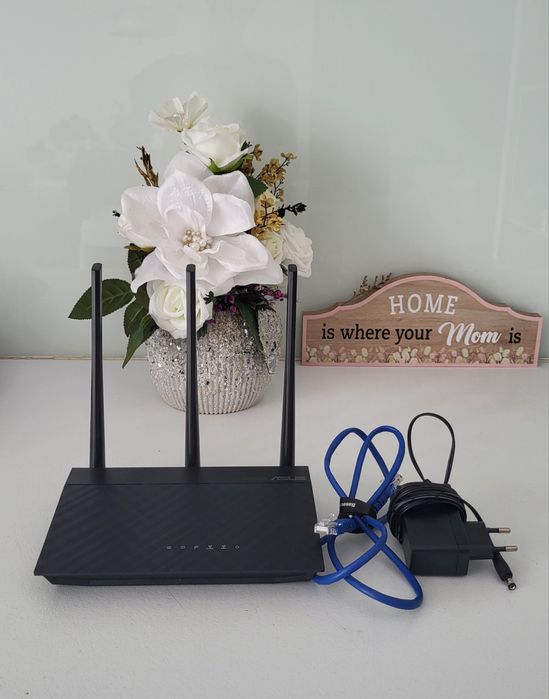 Router Wi-Fi ASUS AC750 Dual Band, Gigabit, 3 antene