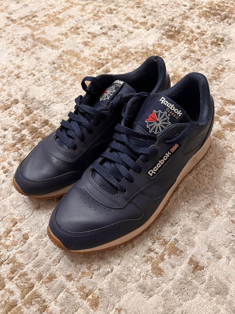 Кроссовки Reebok Classic Leather синие