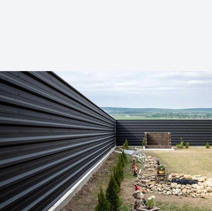 Garduri si porti stil jaluzea, sipca metalica, tabla cutata