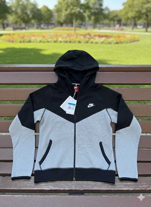 Trening Nike TECH Fleece Negru Gri 2024 - Set Complet Bumbac