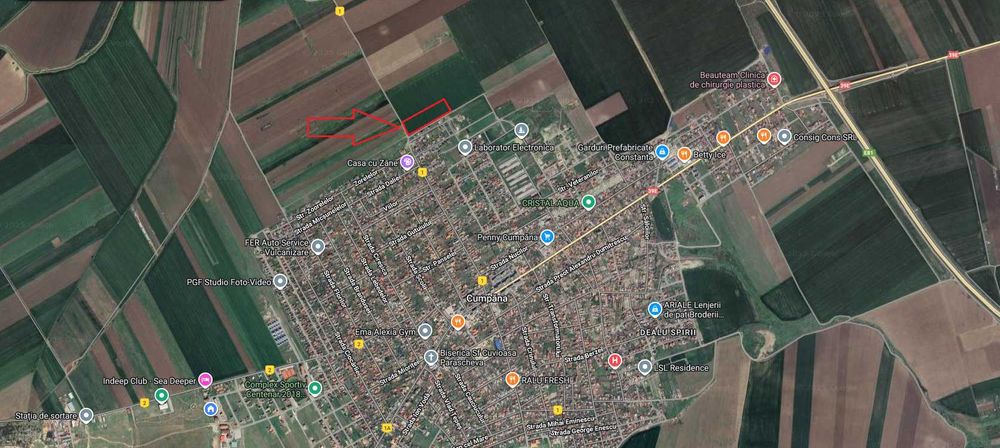 Teren intravilan de vânzare - Cumpăna