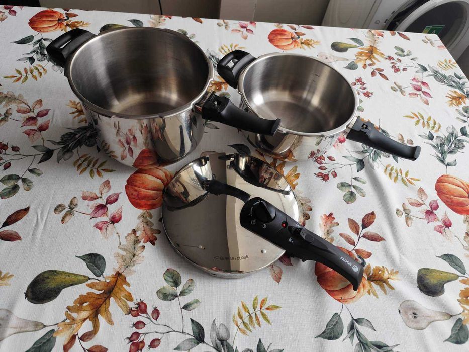 Комплект тенджери под налягане Fagor 4 литра и 6 литра