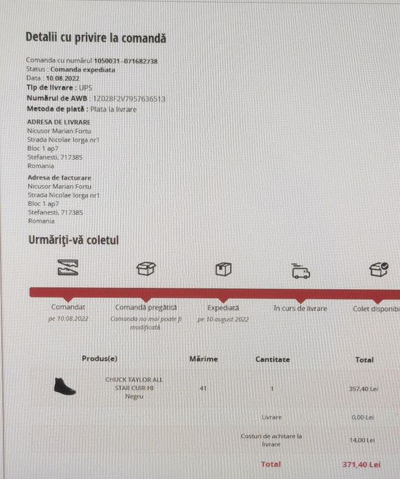 Chuck Taylor All Star Cuir HI