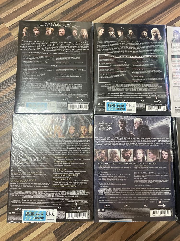 Blu ray Game of Thrones / Urzeala Tronurilor 1-8 The Complete Series