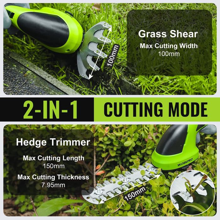 Безжични градински ножици WORKPRO