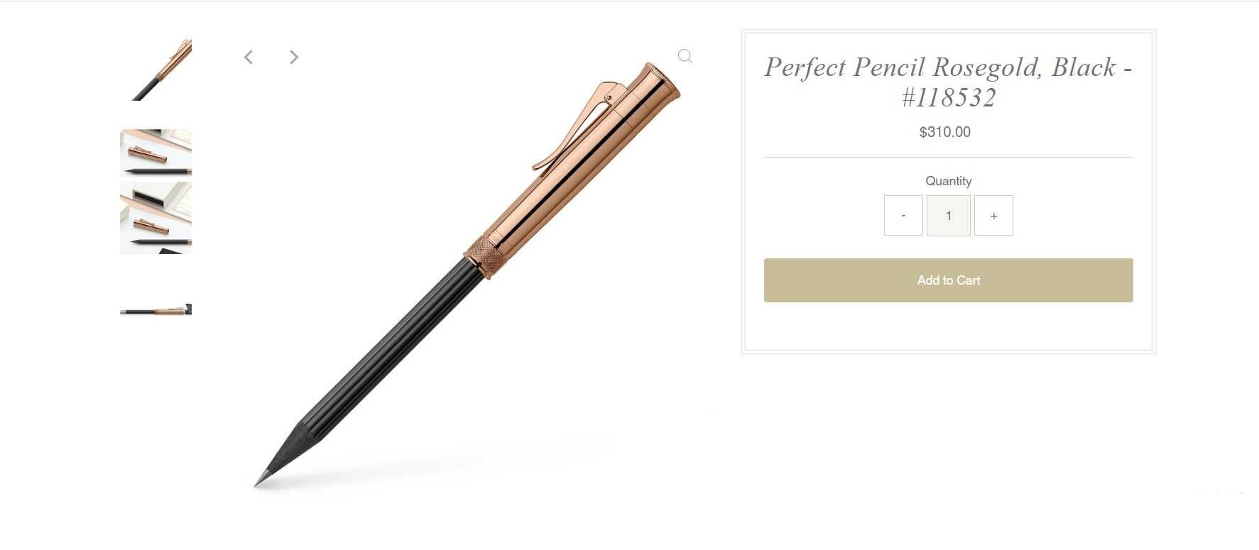 Creion Graf von Faber-Castell Perfect Pencil Rosegold